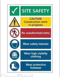 Site safety signs